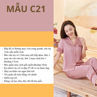 RẬP GIẤY A0 ĐỒ BỘ MẶC NHÀ MÃ C21