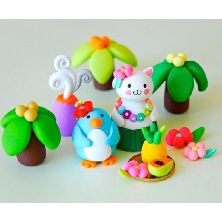 Đất nặn tự khô 12 màu cho bé chơi thỏa thích