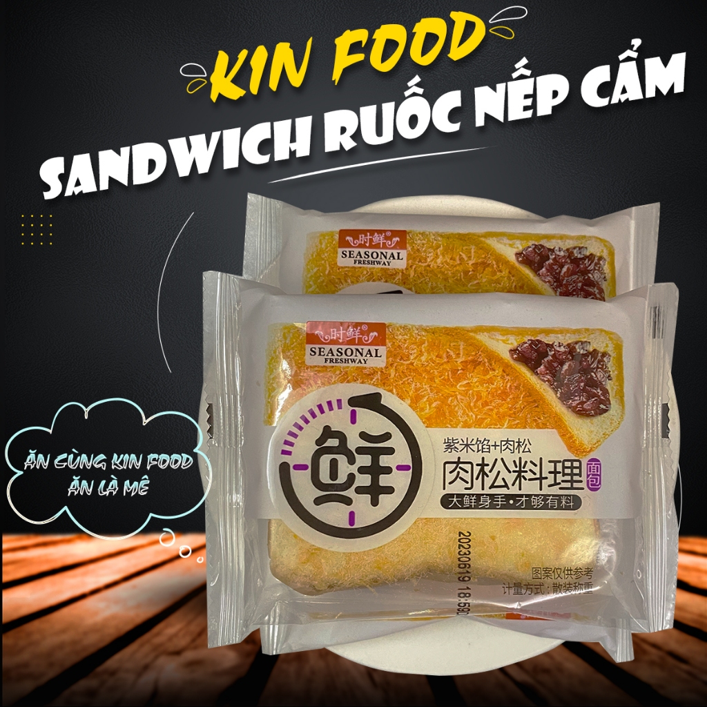 COMBO 5C BÁNH SANDWICH RUỐC KinFOOD