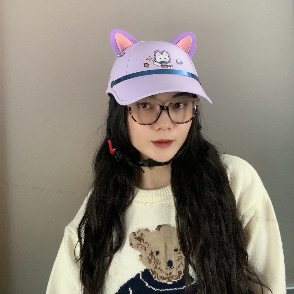 Mũ BảO HiểM 1/2 VARO Tem Dễ Thương - NóN KếT ChíNh HãNg