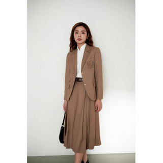 Helene skirt - chân váy nâu dài