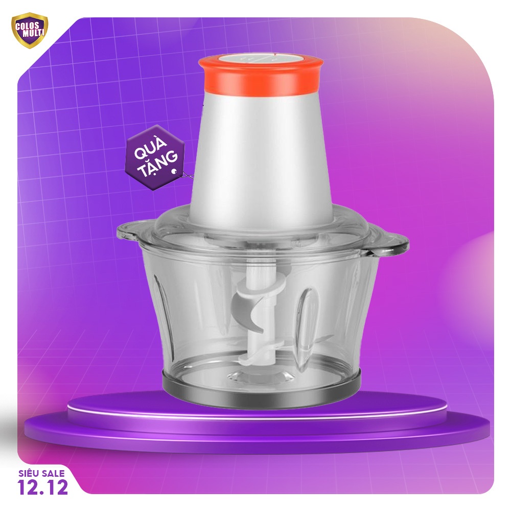 Máy xay thịt thực phẩm đa năng Colosmulti 2L (Nhựa - Tô Nhựa) - 300W