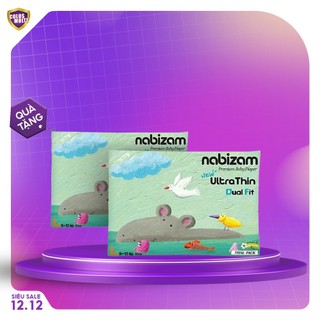 [Quà tặng không bán] Set 2 Miếng Tã/Bỉm Quần NABIZAM Ultra Thin Mỏng Vượt Trội, Chống Tràn Size L (8-13kg)
