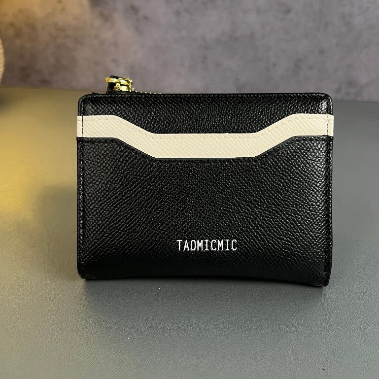 Ví nữ ngắn mini cầm tay chính hãng TAOMICMIC nhỏ gọn nhiều ngăn đựng tiền da cao cấp cực đẹp giá rẻ TM26 - Micocah
