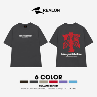 Áo thun oversize nam nữ form rộng 100% cotton 250gsm haveyoudiebefore 2 realon