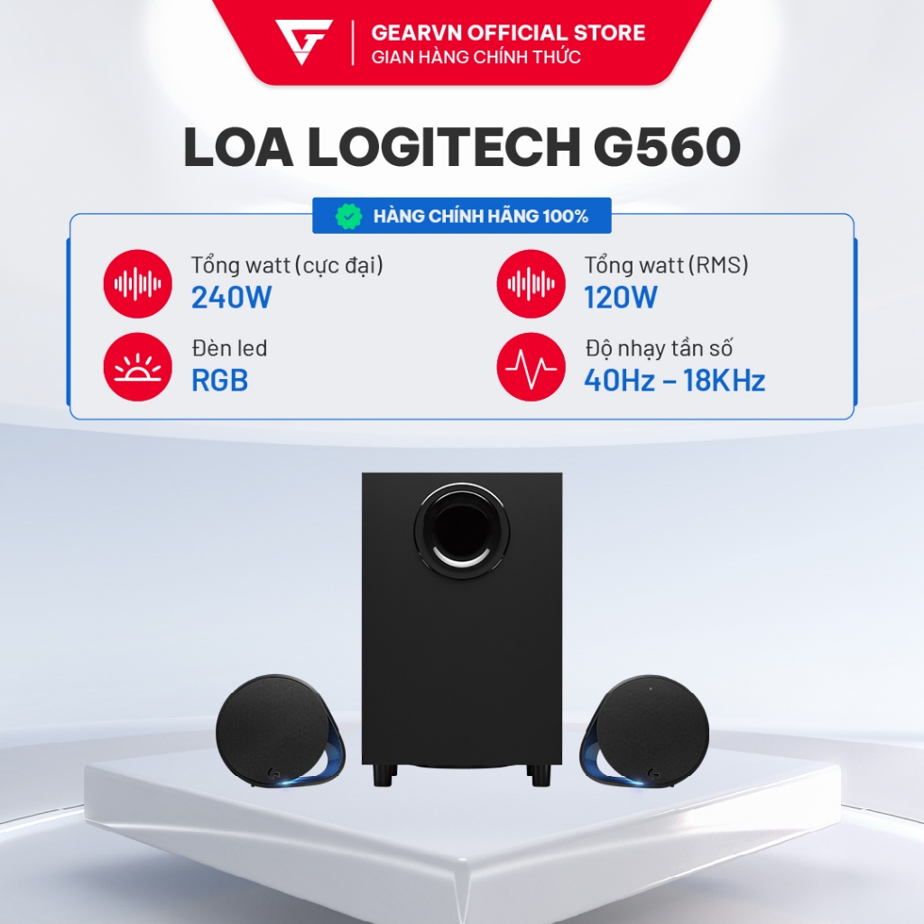 Loa Logitech G560 LIGHTSYNC RGB