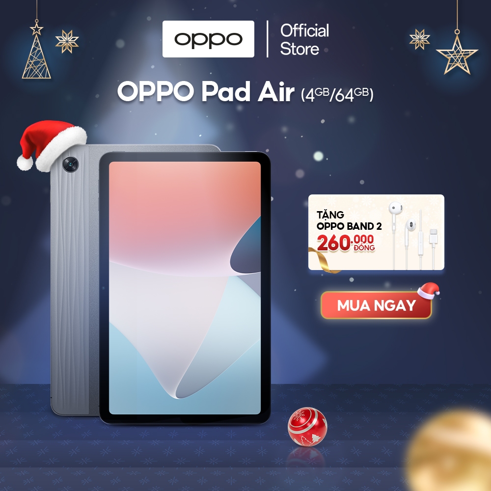 Máy Tính Bảng OPPO Pad Air  | Màn Hình 2K 1 tỷ Màu | Chip Snapdragon 680