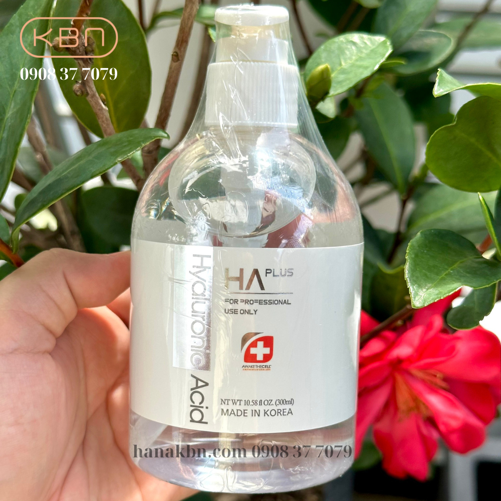 Serum HA Plus 300ml - Cấp Nước, Dưỡng Ẩm, Căng Bóng Da, Mờ Nếp Nhăn