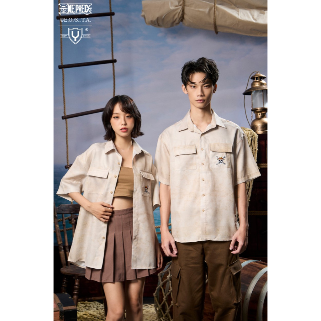 Áo Sơ Mi Nam Tay Ngắn Nhanh Khô Thời Trang Thương Hiệu Y2010 BST Thiết Kế ONE PIECE 34 22681 |YaMe|