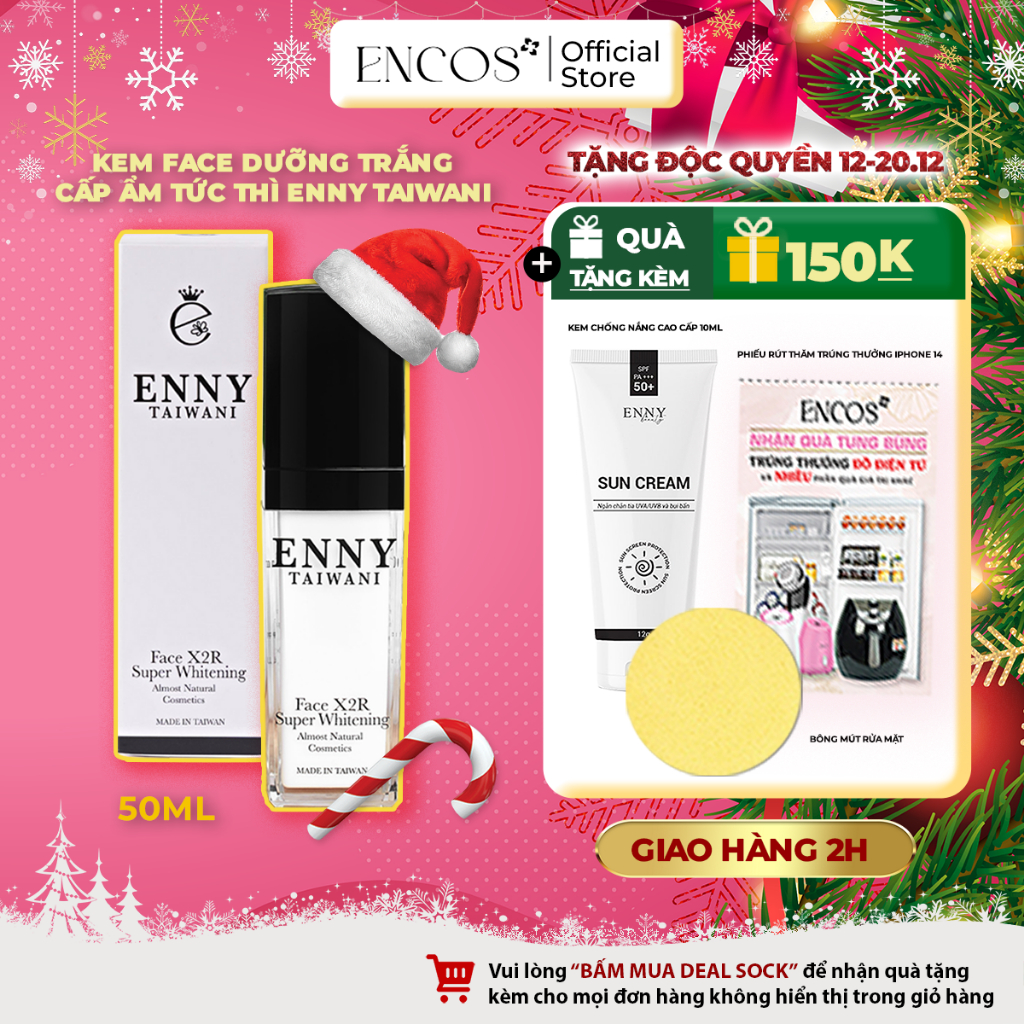 Kem dưỡng Face ENNY Taiwani Nhập Khẩu Đài Loan Tặng 3 Quà