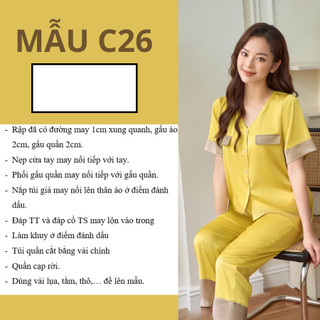 RẬP GIẤY A0 ĐỒ BỘ MẶC NHÀ MÃ C26