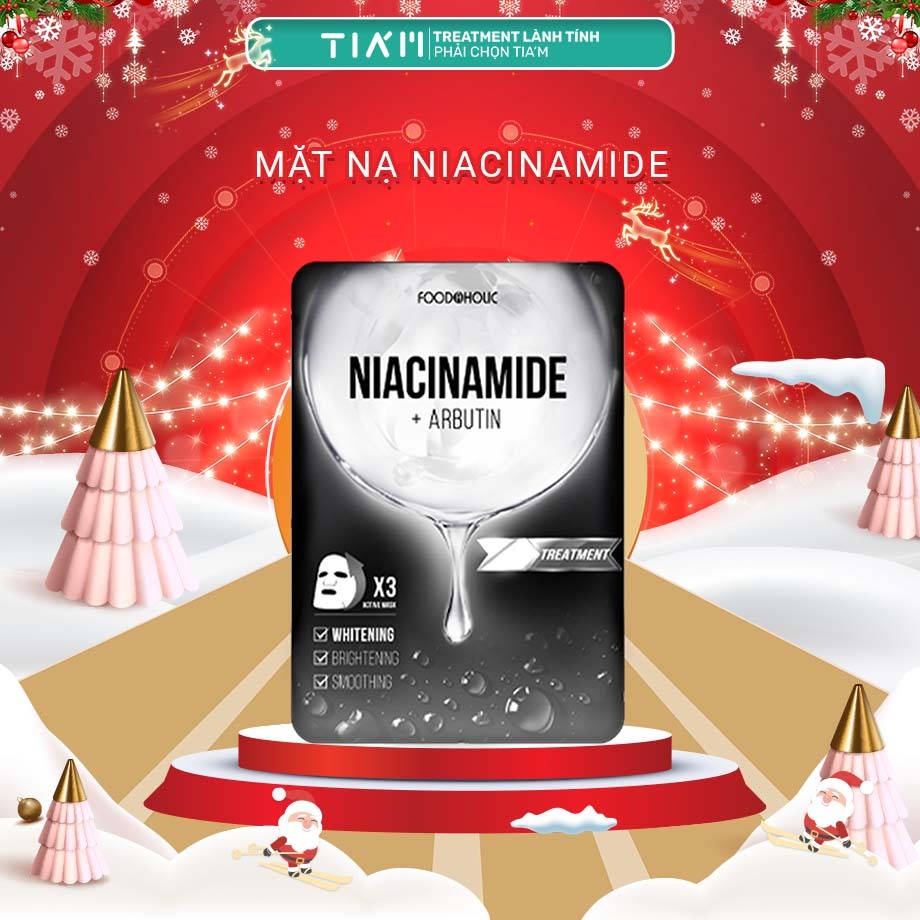 Mặt Nạ Niacinamide Dưỡng Sáng, Căng Bóng Da - Niacinamide Ample Mask 23ml/miếng