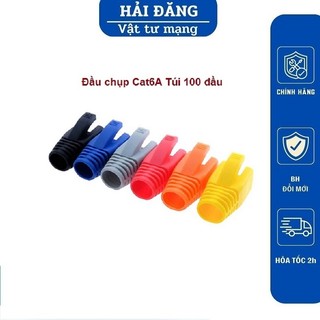 Đầu chụp mạng cat6A Chuyên dùng cho Hạt mạng Cat6A,Cat7 Hàng cao cấp nhựa mềm