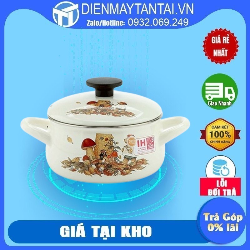 FTCV-20W.HL - Nồi tráng men Fujihoro 2.4L FTCV-20W.HL Tiết kiệm năng lượng đối lưu và giữ nhiệt tốt, Xuất xứ Thái Lan