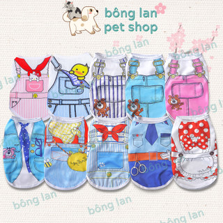 Áo thun thú cưng chó mèo thoáng mát hình ảnh hoá trang
