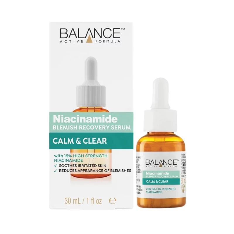 (Hàng Cty) Serum ngừa mụn mờ thâm Balance Active Formula Niacinamide 15% Blemish Recovery 30ml