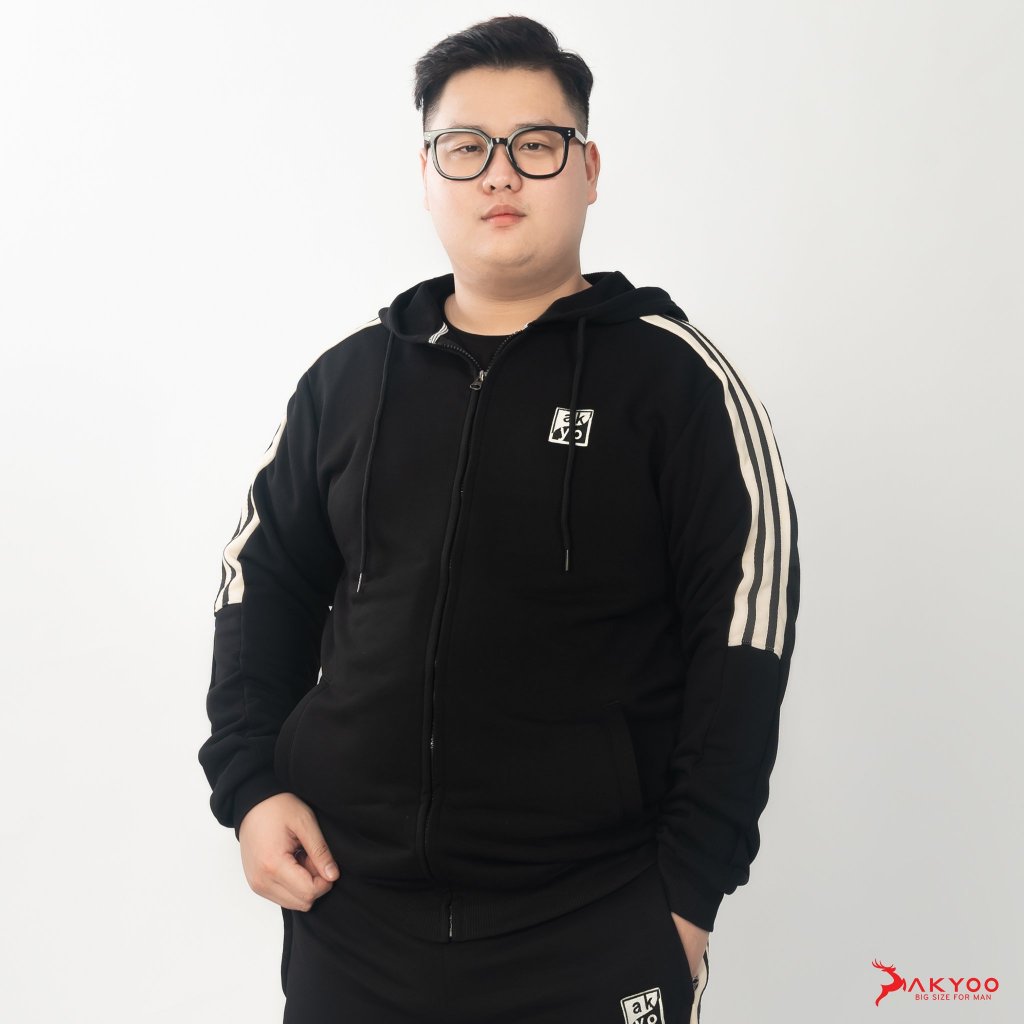 Bộ Nỉ Nam Bigsize 80 - 140KG AKYOO Cao Cấp, Bộ Thun Nỉ Da Cá Co Giãn, Không Bai Xù-AN BO SOC-QN BO SOC