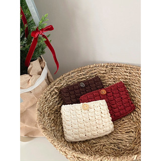 Ví đan móc thủ công clou - popcorn wallet