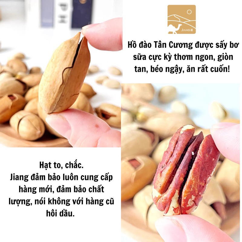 Hồ Đào Sấy Bơ Sữa Tân Cương giòn tan, béo ngậy nguyên vỏ - Jiang