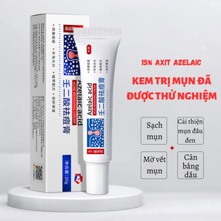 Kem trị mụn axit azelaic acne skin chính hãng mỹ phẩm loại bỏ mụn, kiềm dầu, làm mờ vết thâm mụn hiệu quả