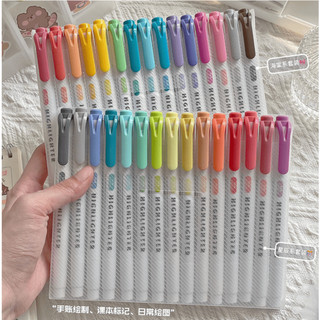 SÉT 5 Bút đánh dấu DIY highlight dạ quang 30 màu lựa chọn