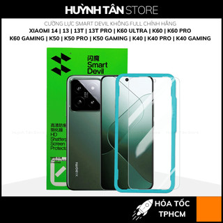 Cường lực xiaomi mi 14 13 13t pro k60 ultra k50 k40 pro k40 gaming trong suốt KHÔNG FULL MÀN chính hãng SmartDevil
