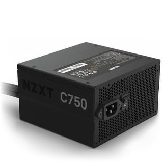 Nguồn máy tính NZXT C750 - 750W Bronze (80 Plus Bronze /Màu Đen)