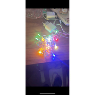 Đèn led nháy đủ màu, dây 4m trang trí noel