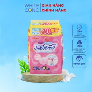 Miếng lót thấm sữa Pigeon 126 + 10 miếng của Nhật Bản