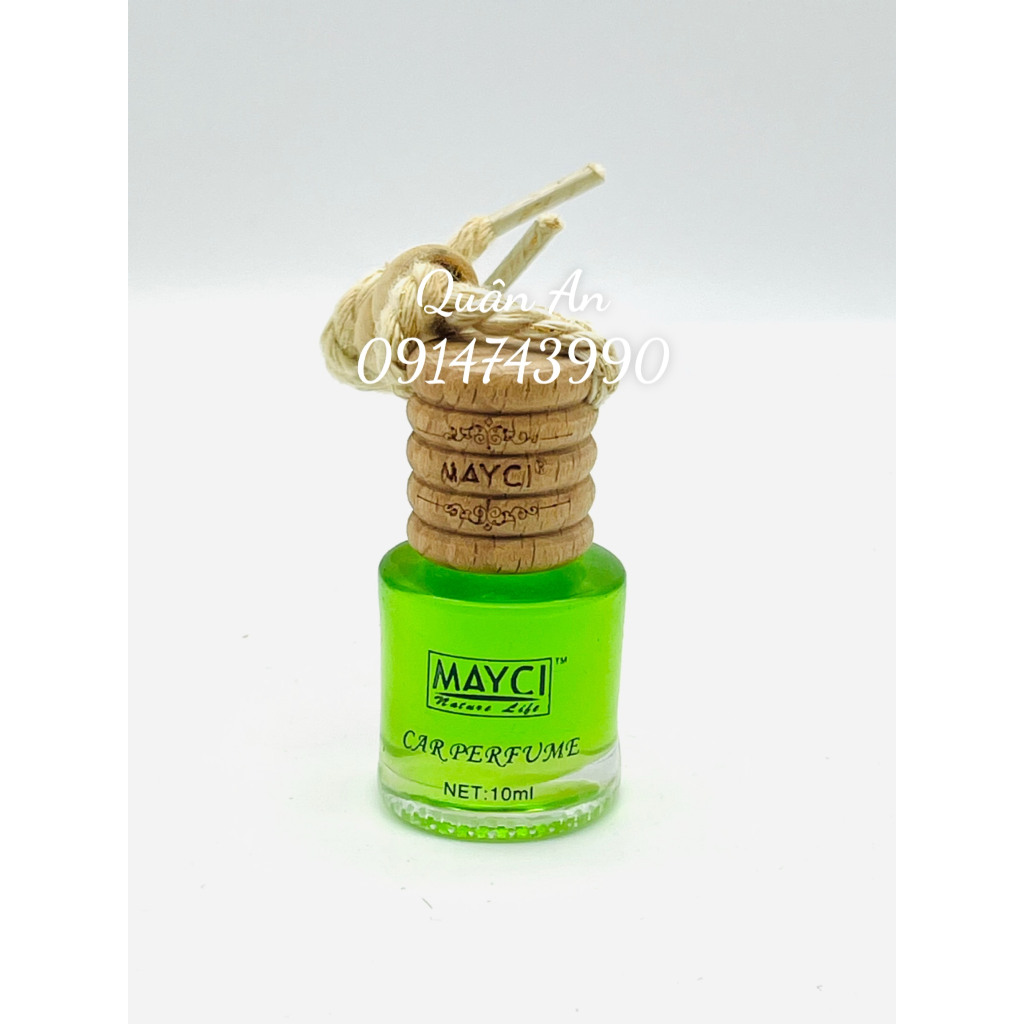 Lọ treo tinh dầu thơm trên xe ô tô, tủ quần áo Mayci Perfume size 6ml, 10ml