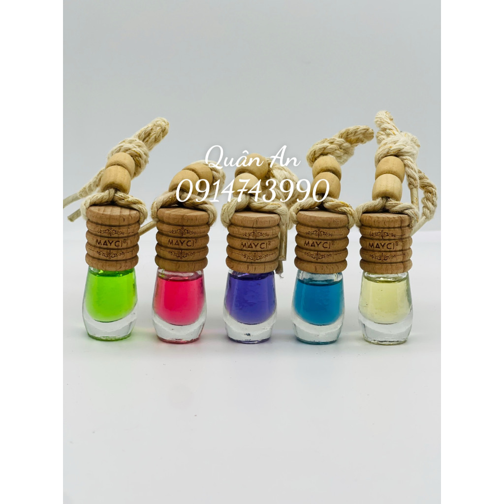 Lọ treo tinh dầu thơm trên xe ô tô, tủ quần áo Mayci Perfume size 6ml, 10ml