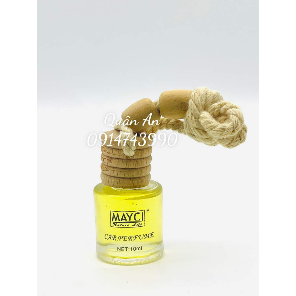 Lọ treo tinh dầu thơm trên xe ô tô, tủ quần áo Mayci Perfume size 6ml, 10ml
