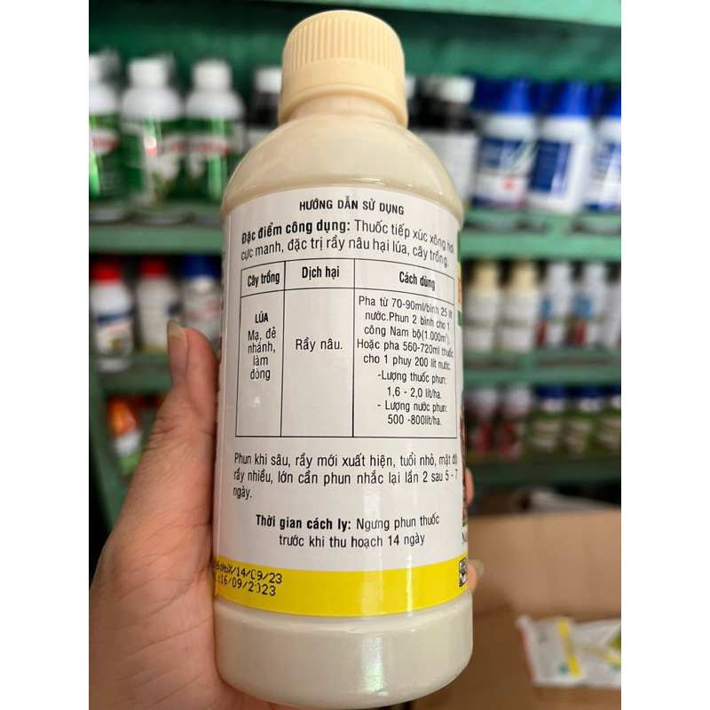 BASA 50EC chai 450ml trừ rầy nâu cho cây trồng- tiếp xúc- xông hơi nhanh