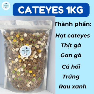  Hạt mix thịt sấy đông khô Thức ăn cho mèo giảm rụng lông hỗ trợ tiêu hoá Thịt sấy đông khô dành cho mèo kén ăn 