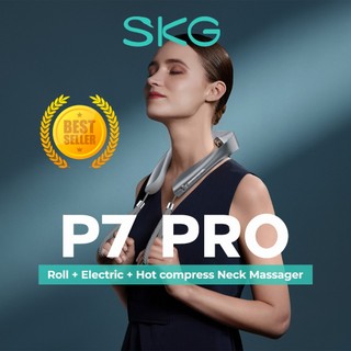 Máy massage cổ SKG P7-Pro massage vật lý kết hợp xung điện chườm nóng, hồng ngoại | SKG By KATA