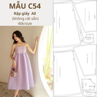 RẬP GIẤY A0 MÃ C54 (SP LÀ GIẤY KHÔNG PHẢI QUẦN ÁO)