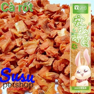 Cà rốt sấy khô cho Thỏ, Bọ, Sóc, Hamster, Chinchilla....
