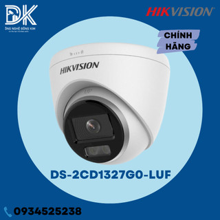 Camera IP HIKVISION 1327G0-LUF bỏ mẫu chuyển sang mã DS-2CD1327G2-LUF Dome COLORVU Lite 2.0 Megapixel