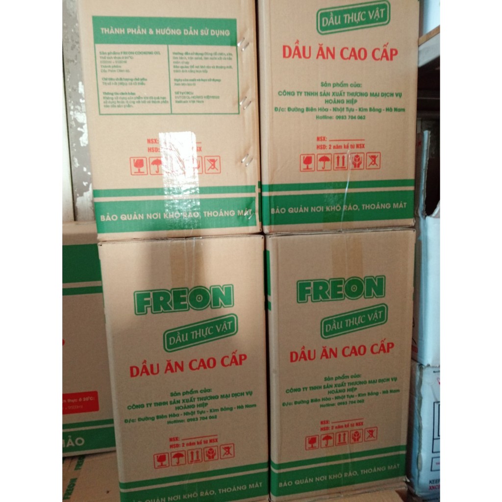 Dầu ăn freon 9.5 lit giá rẻ