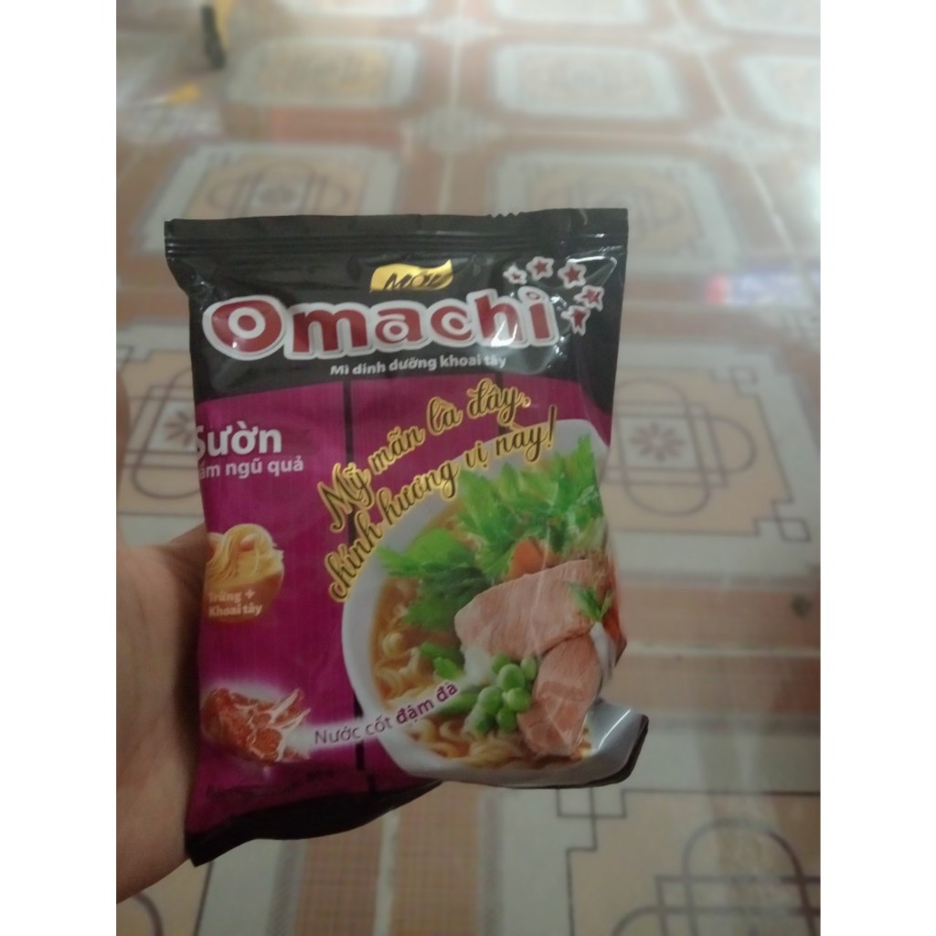 CHĨNH HÃNG Mì Omachi khoai tây - thùng 30 gói x 80g