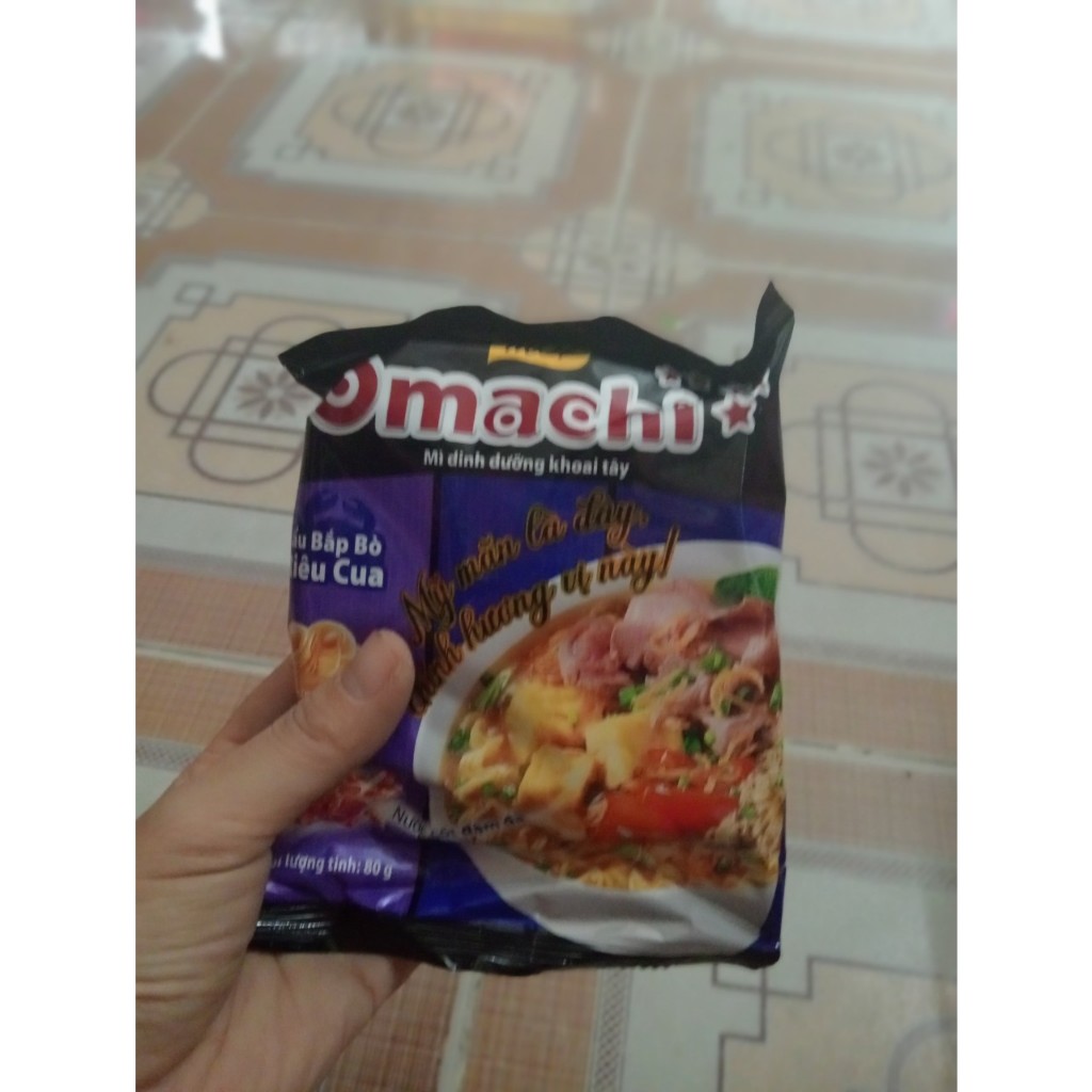 CHĨNH HÃNG Mì Omachi khoai tây - thùng 30 gói x 80g