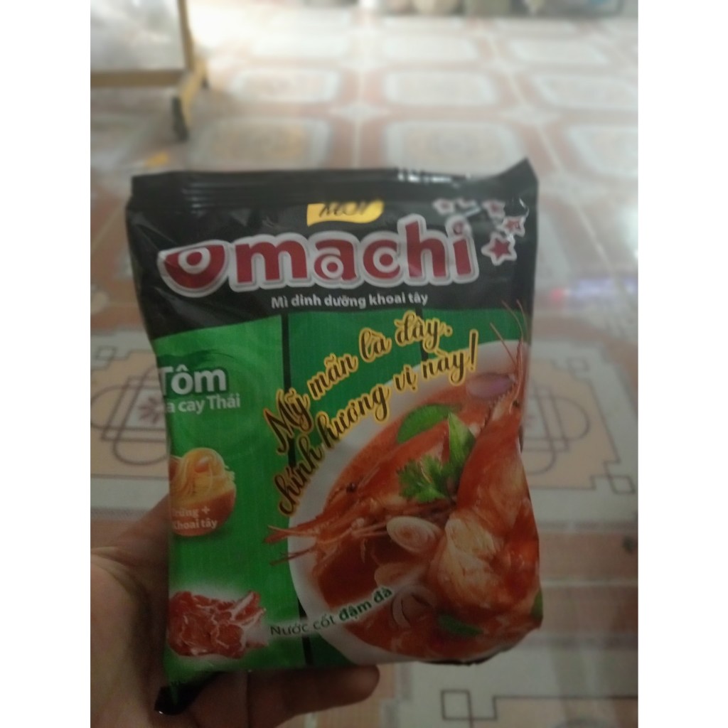 CHĨNH HÃNG Mì Omachi khoai tây - thùng 30 gói x 80g