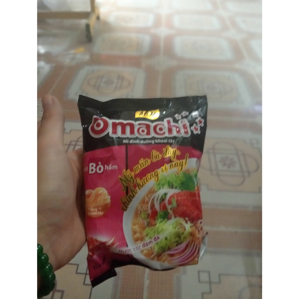 CHĨNH HÃNG Mì Omachi khoai tây - thùng 30 gói x 80g