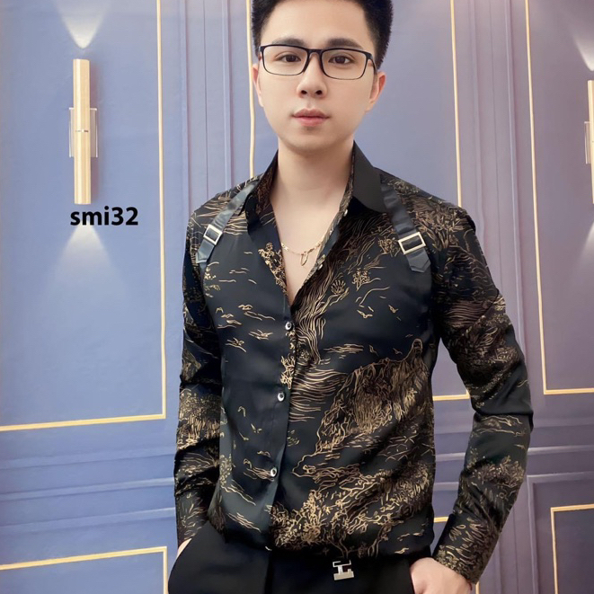 Sơ Mi Nam Vải Lụa Không Nhăn Không Phai Không Xù