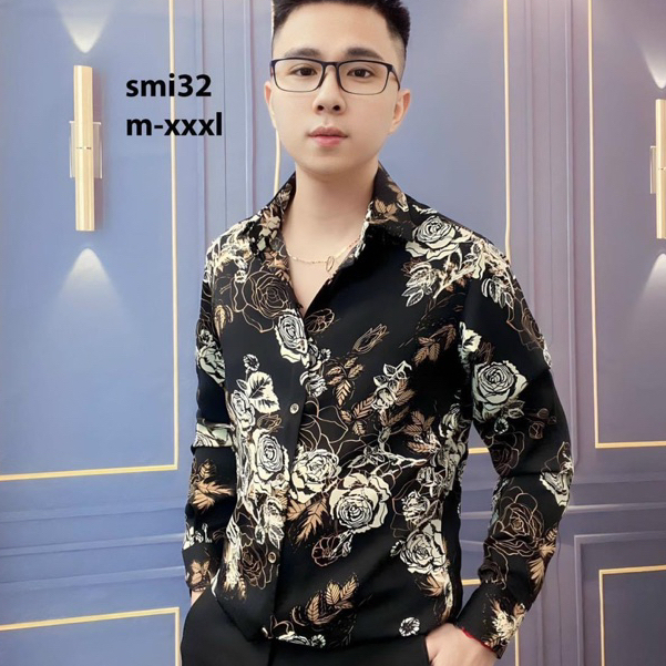 Sơ Mi Nam Vải Lụa Không Nhăn Không Phai Không Xù