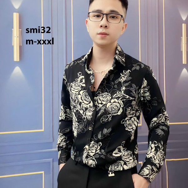 Sơ Mi Nam Vải Lụa Không Nhăn Không Phai Không Xù