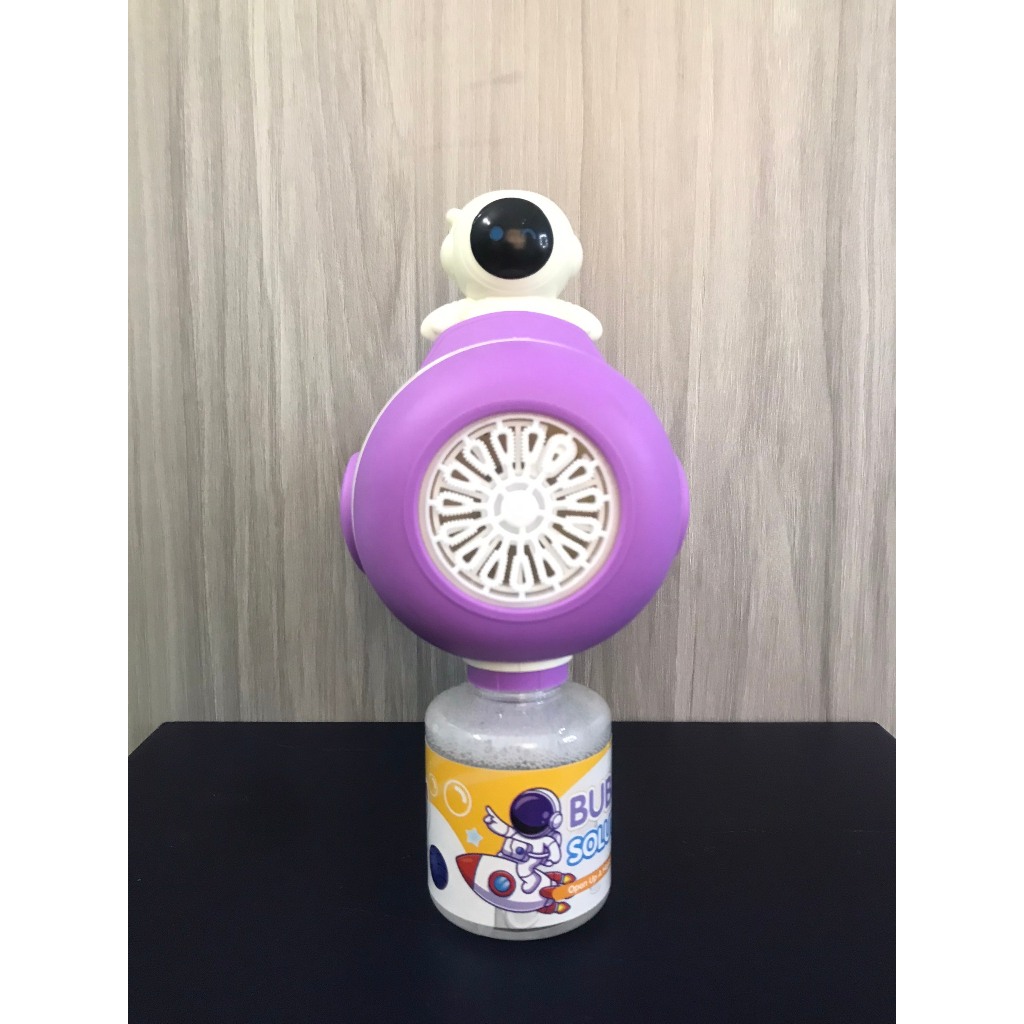 Súng Bắn Bong Bóng Xà Phòng Phi Hành Gia, Bộ Pin,1 Lọ Nước,Bộ Quà Tặng cho Bé