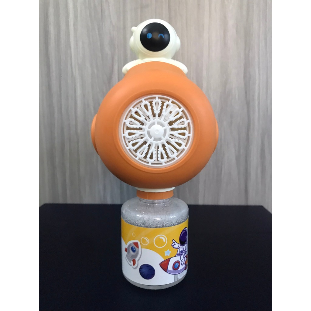 Súng Bắn Bong Bóng Xà Phòng Phi Hành Gia, Bộ Pin,1 Lọ Nước,Bộ Quà Tặng cho Bé