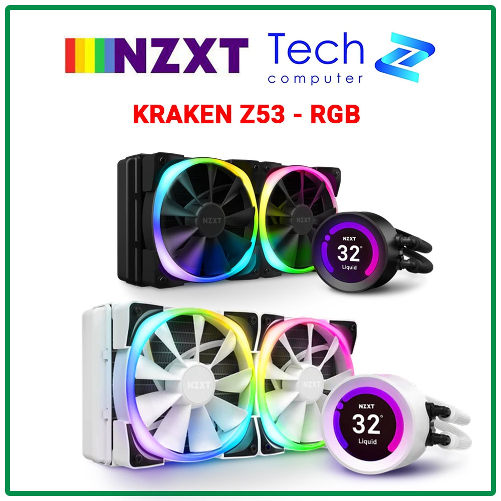 Tản nhiệt nước NZXT Kraken Z53 RGB - 240mm (Đen / Trắng)