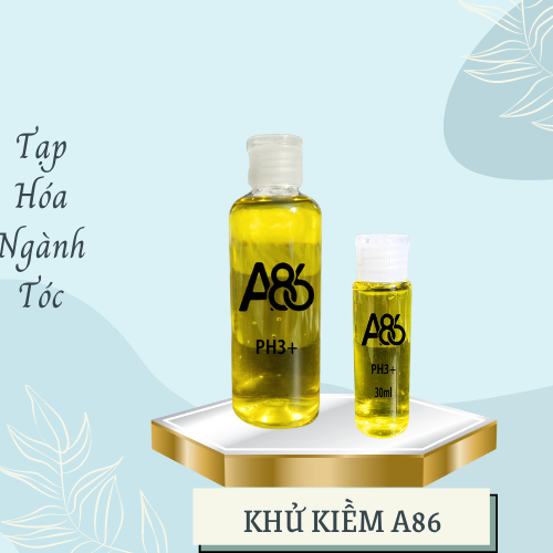 Dung dịch PH3+ A86 khử kiềm hàn gắn liên kết bổ xung vitamin protein cho tóc chai 120ml
